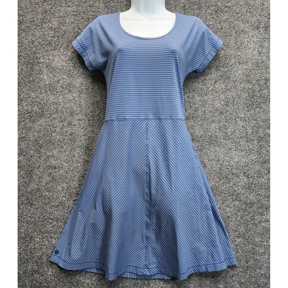 Outdoor Research Bryn Womens Gorpcore Travel Stretch Striped Active Dress Size 8